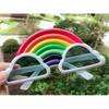 2024 Custom Fun Rainbow Cloud Party Sunglasses