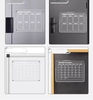 Fridge Magnetic Clear Acrylic Weekly Planner Board Dry Erase