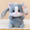 Plush Animal Keychain Scented Keyring Stuffed Toy Accessory