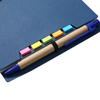 Premium Spiral Sticky Notes Notebook With Pen Set
