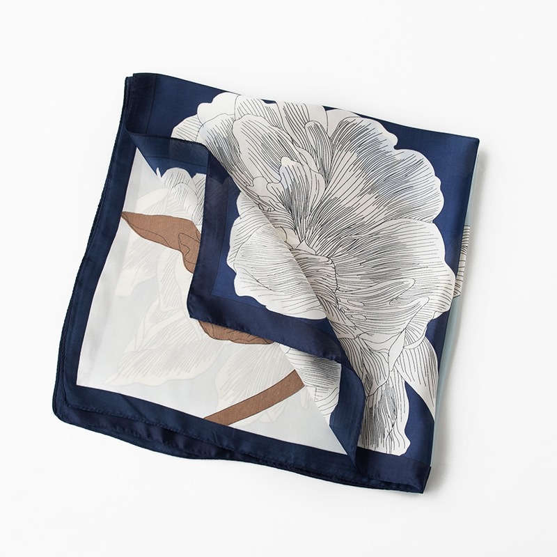 Customized Traditional Small Square Scarves Handkerchief