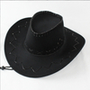 Suede Cowboy Hat With Cords