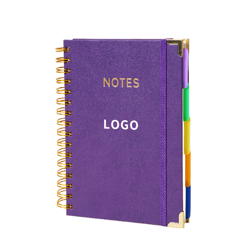 A5 PU Elastic Band Spiral Planner