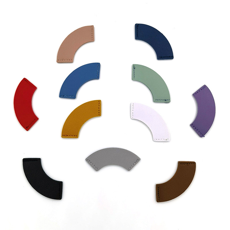 Fan-shaped PU Leather Bookmark