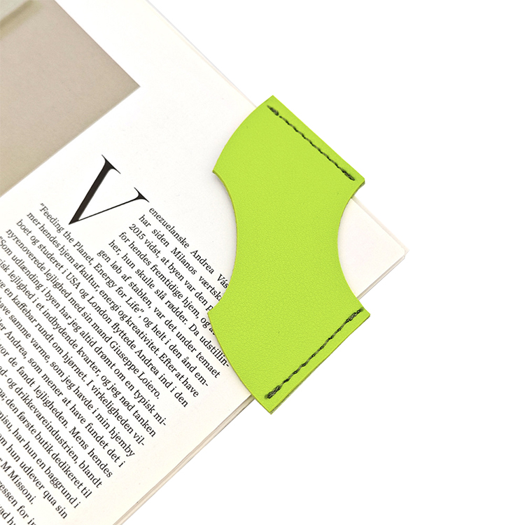 Custom PU Leather Bookmark