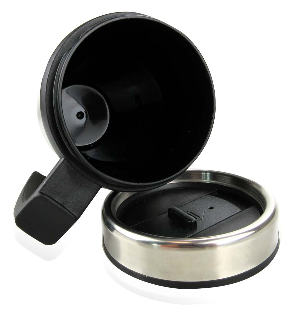15 Oz. Stainless Steel Travel Mug With Handle