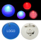 Imprinted LED Button Pin Badge