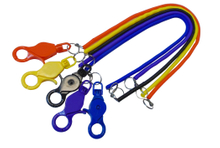  Custom Logoed 18" Elastic Bungee Cords Lobster Clasp