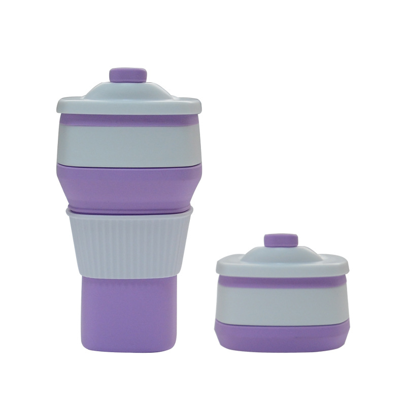 12 Oz. Folding Silicone Coffee Cup BPA Free