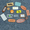 2.5" Faux Leather Patches