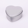 Metal Tin Cans Heart Shaped Tins Containers Small Candle Tins Tinplate Travel Storage Jars with Lid for Candle Making, Candies