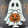 Halloween Doorplate Wood Ornament Festive Decoration