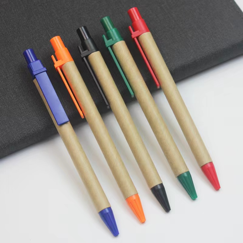 Kraft Paper Barrel Ballpoint Pen