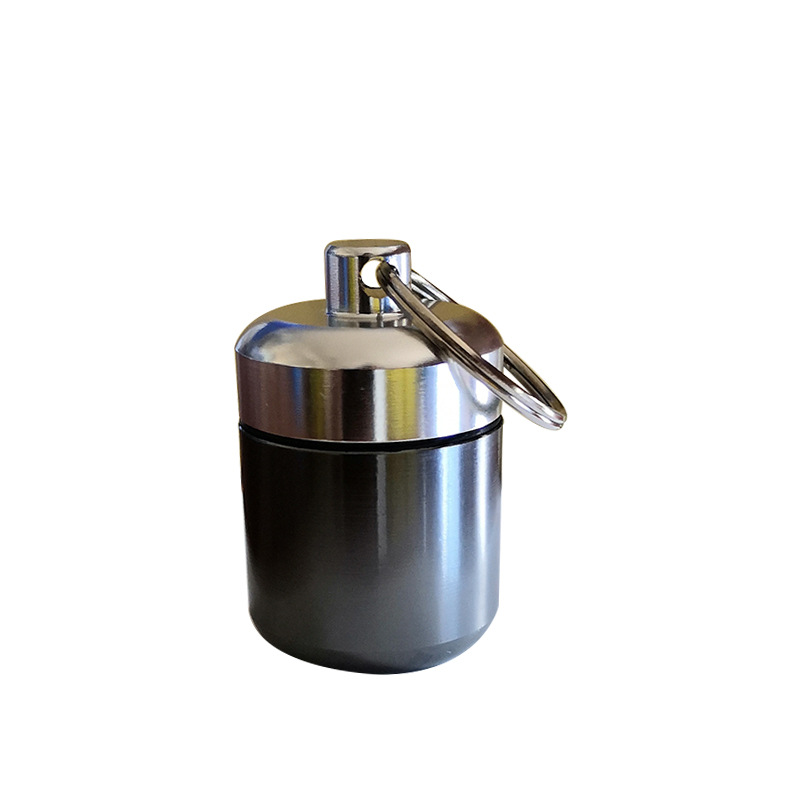 Waterproof Aluminum Mini Capsule Bottle Medicine Pill Storage