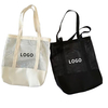 Openwork Mesh Tote Bag