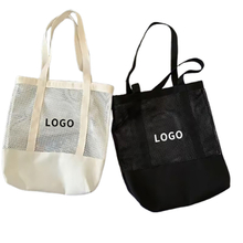 Openwork Mesh Tote Bag