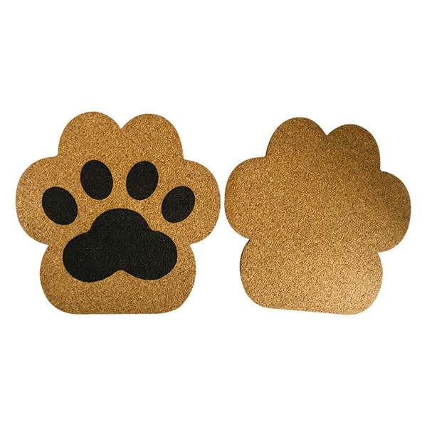 Cute Cartoon Style Home Cork Insulated Coasters