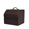Leather Car Trunk Cargo Collapsible Organizer
