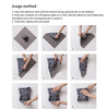 Micrfiber Self Adhesive Magic Cloth For Cosmetic Storage