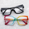 2024 Summer Large Square Gradient Color Fashion Sunglasses