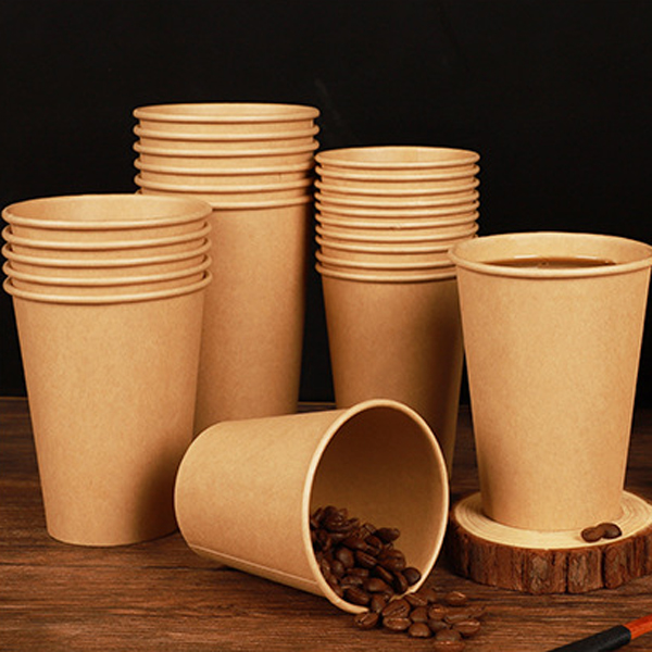 Kraft Paper Hot Coffee Beverage Cup