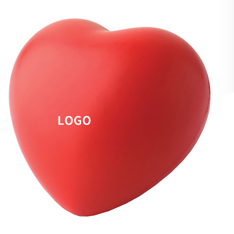 Custom Logo Heart Stress Relievers