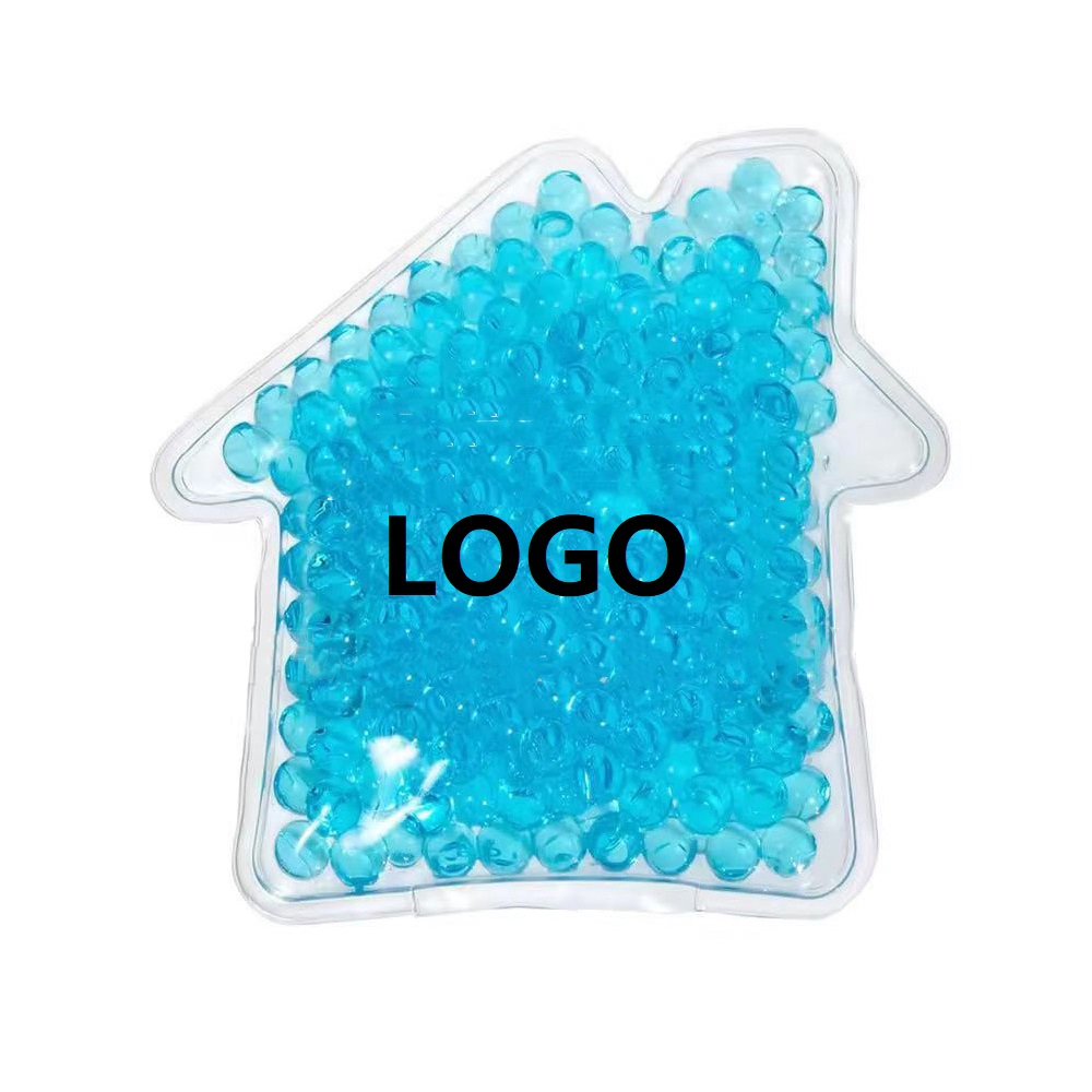 House-Shaped Reusable PVC Cooling Bead Ice Pack Summer