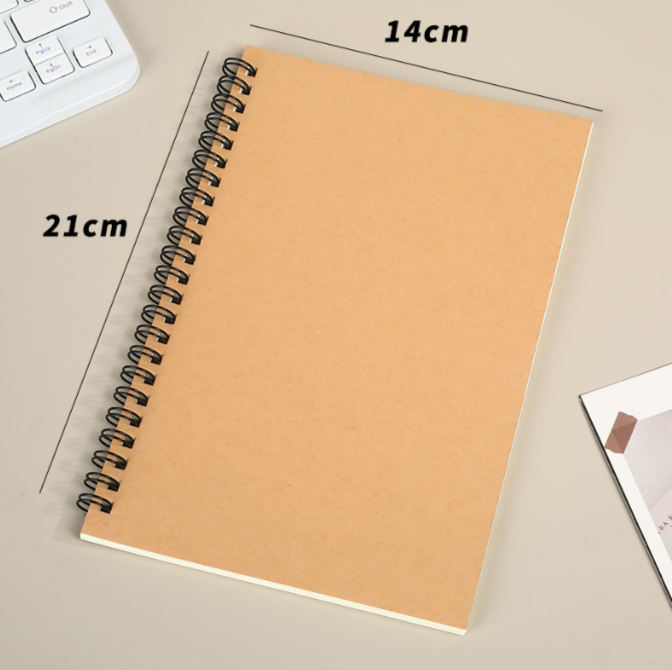 Premium Classic A5 Spiral Lined Notebooks Coil Bound Journal