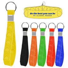 Silicone Pop Bubble Keychain Bracelet 