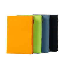 A5 Soft Leather Multifunctional Zipper Notebook