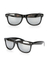 Print Color Mirrored Lenses Sporty Sunglasses