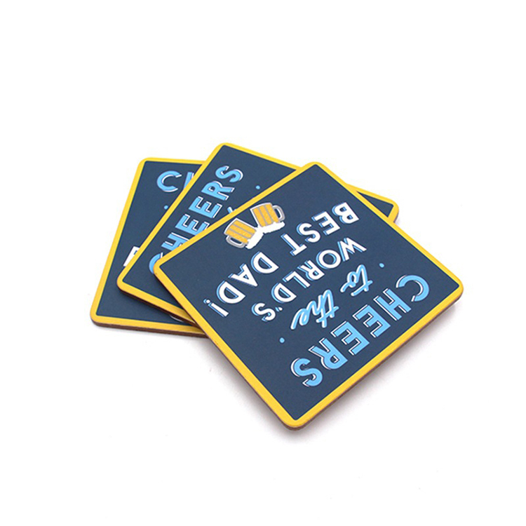 Promotional Customized Logo Water Absorbent Paper Coasters