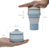 12 Oz. Folding Silicone Coffee Cup BPA Free