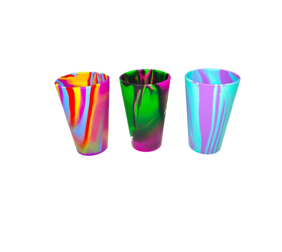 350ml Contracted Rainbow Blend Silicone Cup