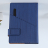 A5 Lined Journal Notebook with Pen Holder Personalized Hardcover Leather Journal Notebook with Gusseted Phone Pocket