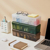 Charge Cable Management 7 Compartments Storage Box USB Cord Sorter Small Desk Electronic Accessories Organizer and Storage