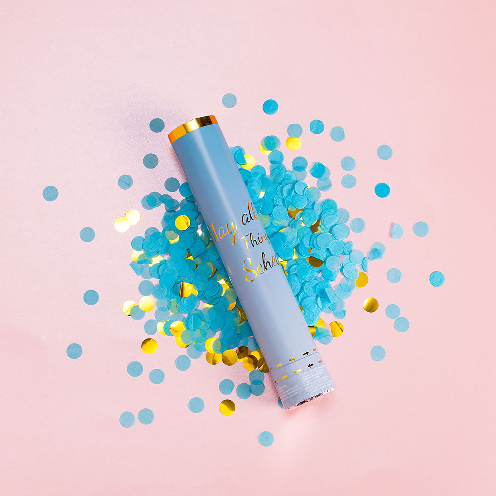 12" Premium Confetti Cannon Party Confetti Shooters for Celebrations, Birthday, Graduation, New Year's Eve, Wedding