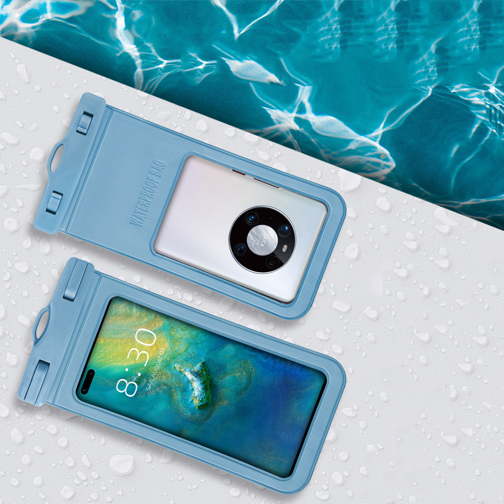 Universal Waterproof Phone Pouch, Waterproof Phone Case Compatible for Cellphone Up to 7.2", IPX8 Cellphone Dry Bag for Vacation