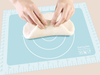 Silicone Baking Mat for Pastry Rolling Dough with Measurements Table Sheet Baking Supplies for Bake Pizza Cake