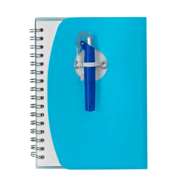 Custom Promotional Spiral Notebook With Pen