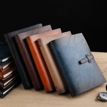 A5/A6 Loose-leaf Retro Notebook Travel Binder Office PU Leather Notepad Planner Notepad Journal Book