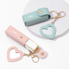 Portable Lipstick Mouth Red Envelope Coin Purse Keychain