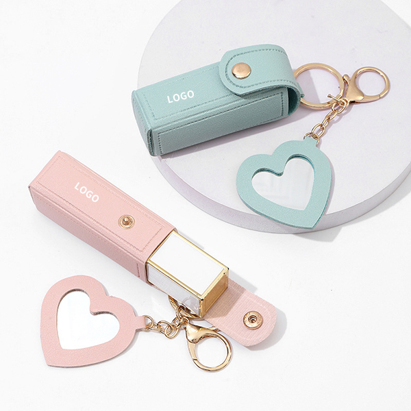 Portable Lipstick Mouth Red Envelope Coin Purse Keychain