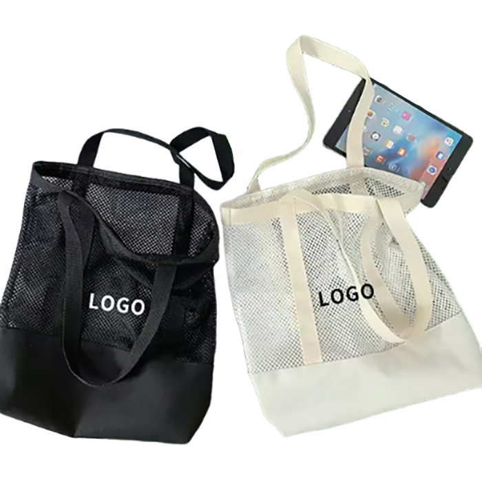 Openwork Mesh Tote Bag