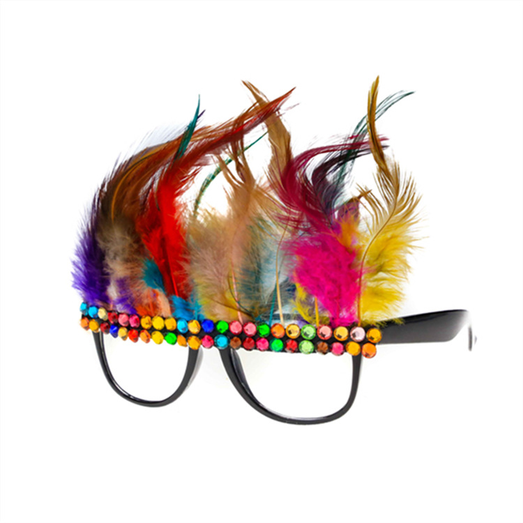 2024 Feather Christmas Party Sunglasses