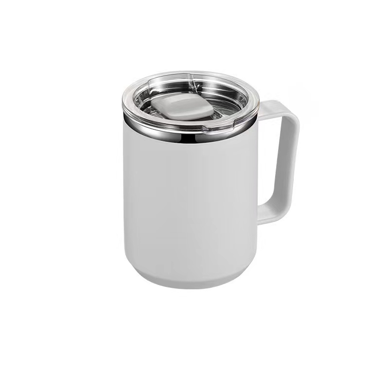 15oz Minimalist Stainless Steel Mug With Handle