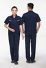 Utility Work Jacket Shirt Workwear Set Short Sleeve