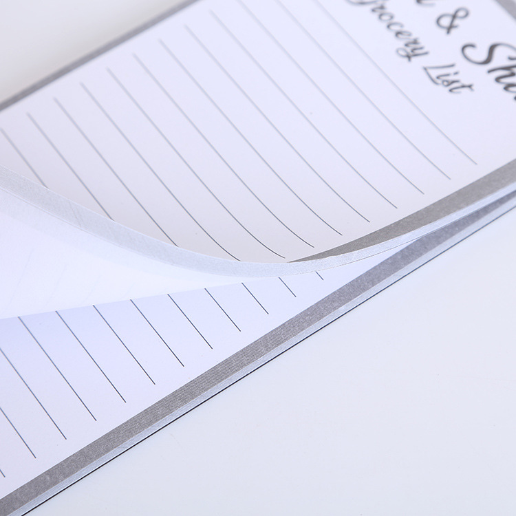 Custom Magnetic Fridge Notepad with Full Soft Magnet Backing