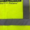 Class 2 Mesh Zip-Front Vest High Visibility Work Shirt