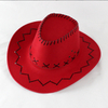 Suede Cowboy Hat With Cords